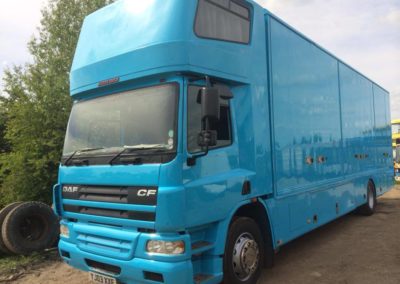 blue lorry